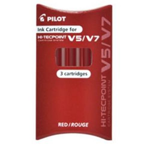 REFILL PILOT V5/V7 HI-TECPOINT ROSSO SET3 PZ
